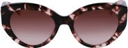 Longchamp Roseau 54mm Gradient Cat Eye Sunglasses