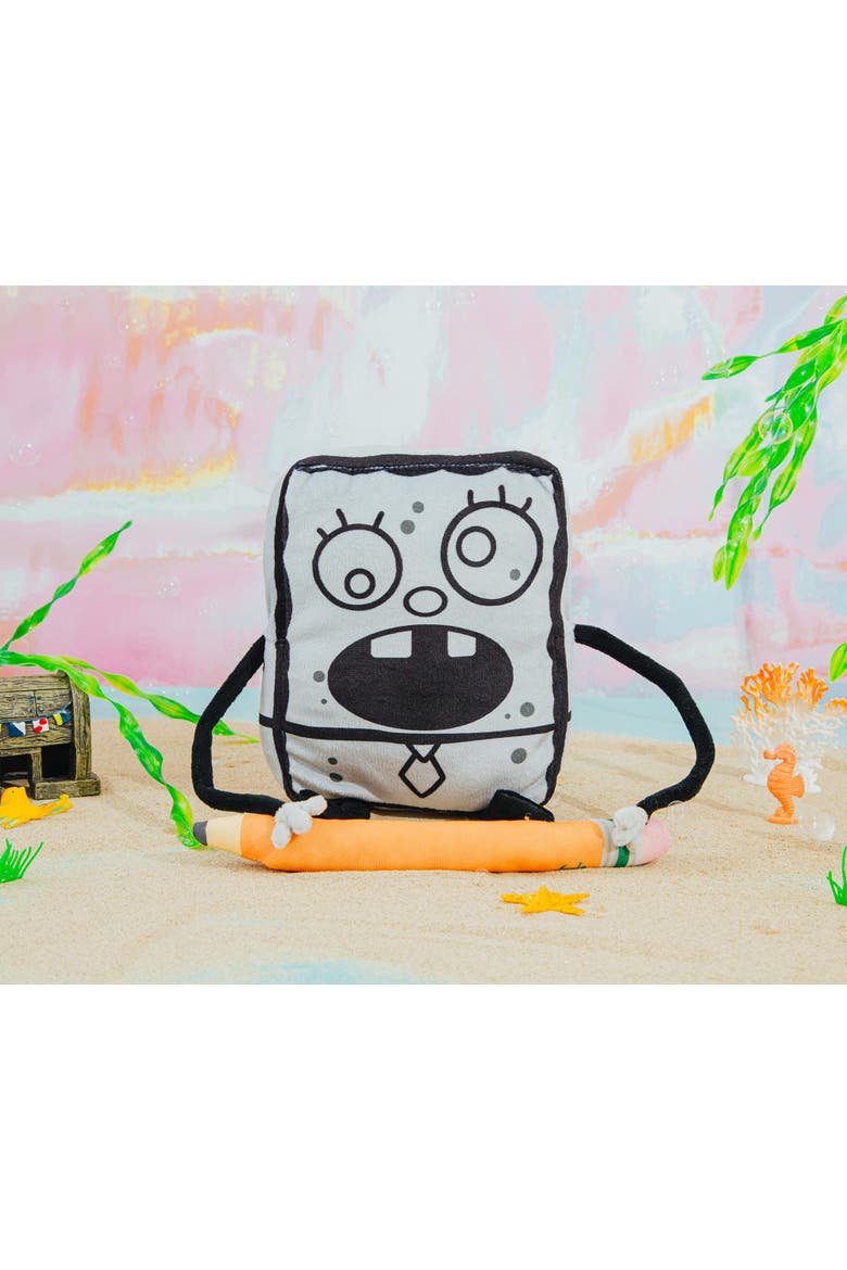 Nickelodeon SpongeBob SquarePants DoodleBob 10-Inch Collector Plush Toy, Alternate, color, Multi-Color