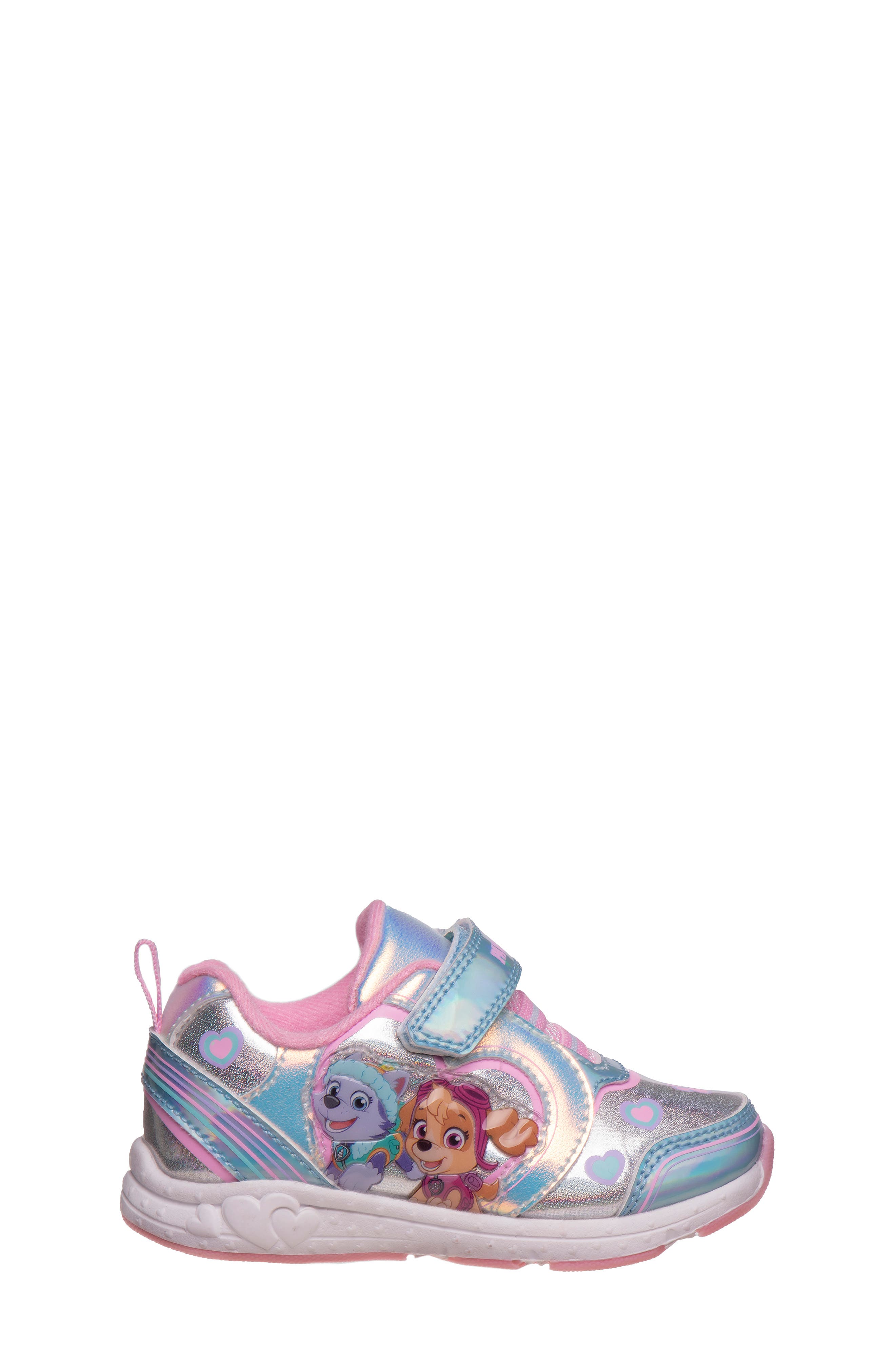 JOSMO Kids' Paw Patrol Sneaker, Alternate, color, Silver/Pink