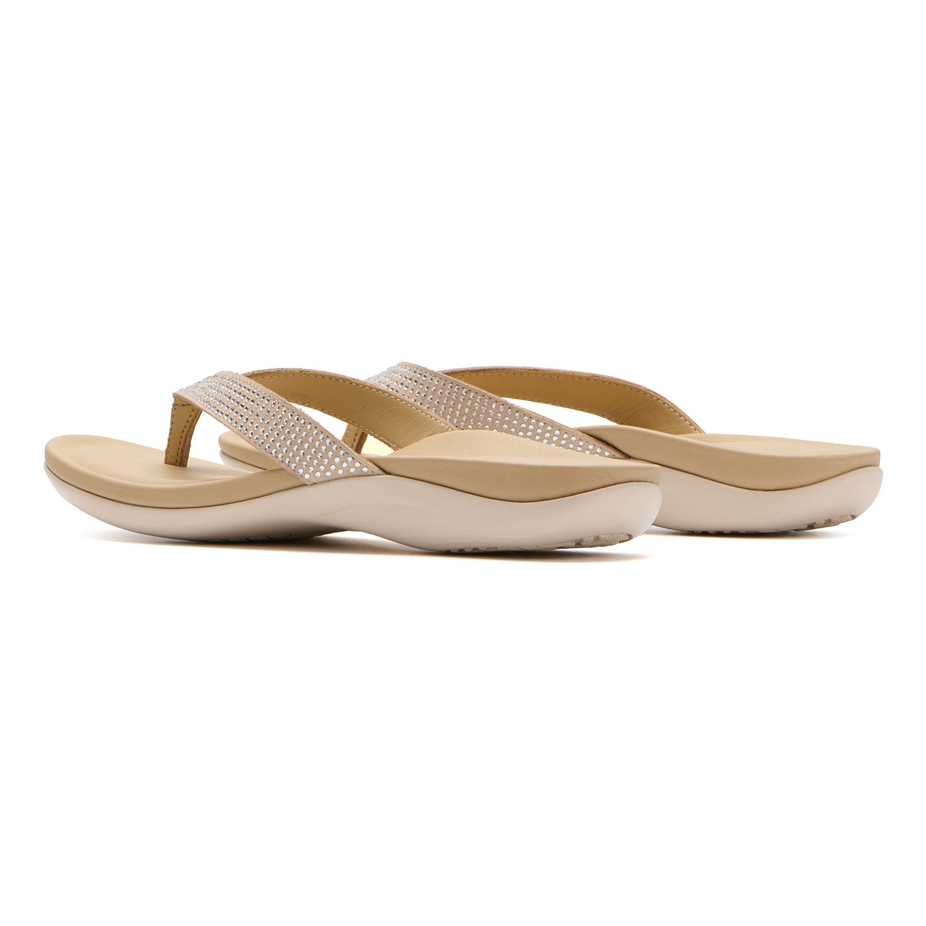 ABEO Oasis Flip Flop, Alternate, color, Sand Sparkle - Regular