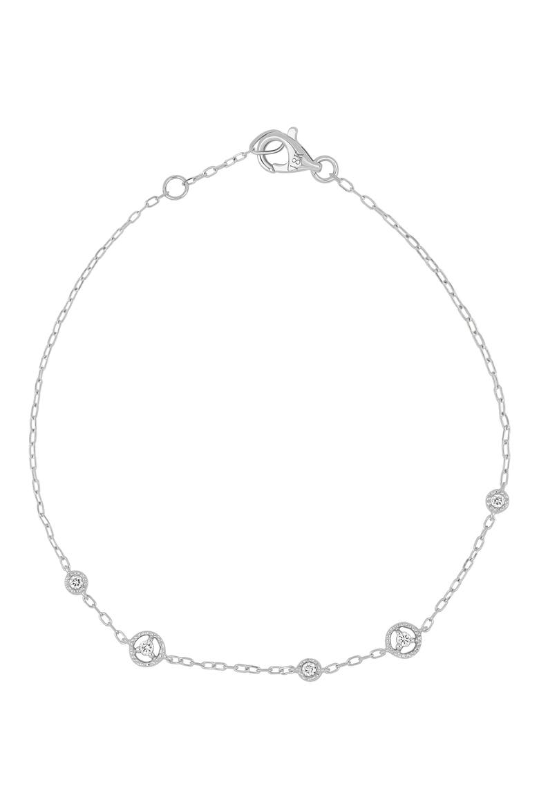 Monaco 18k Gold Diamond Line Bracelet, Main, color, 18K WHITE GOLD