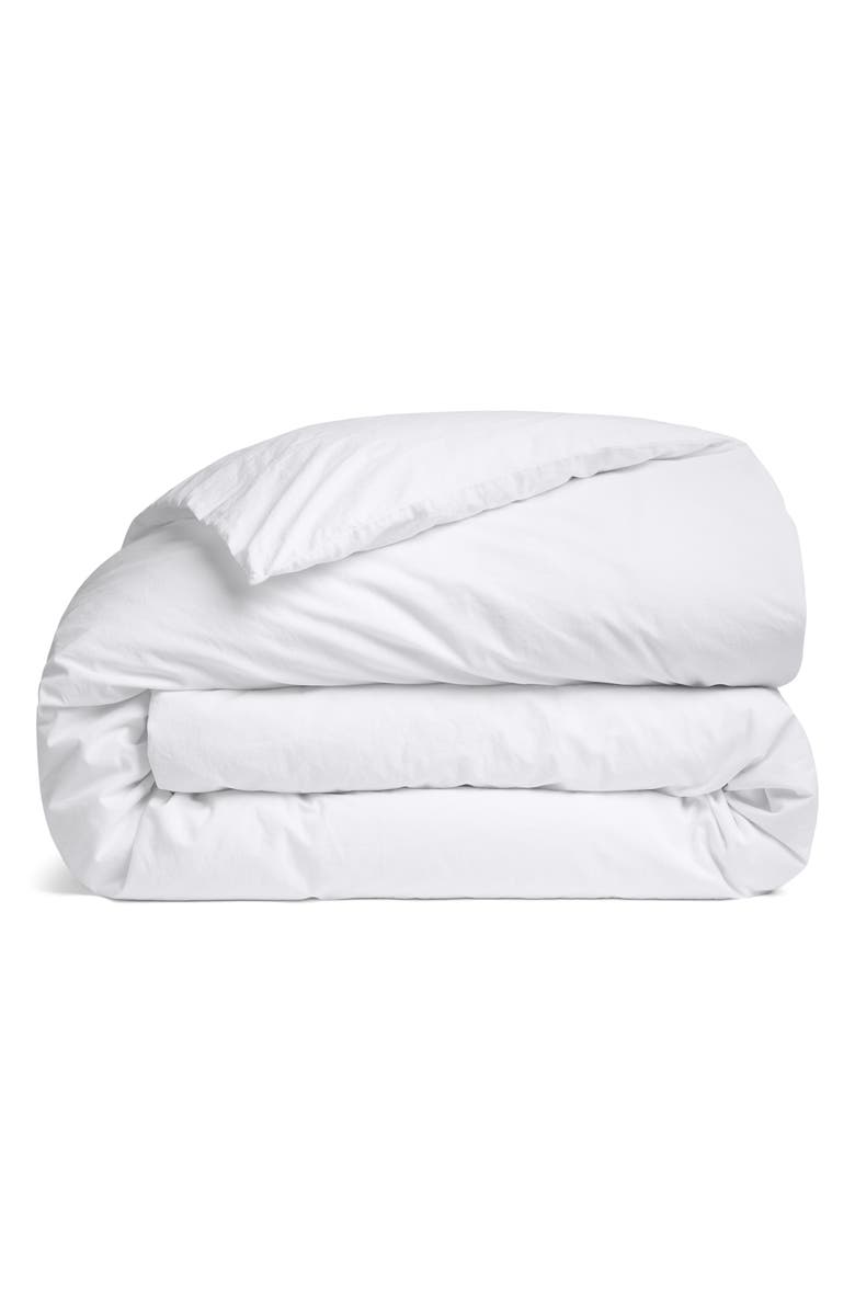 Parachute Brushed Cotton Duvet Cover, Main, color, White