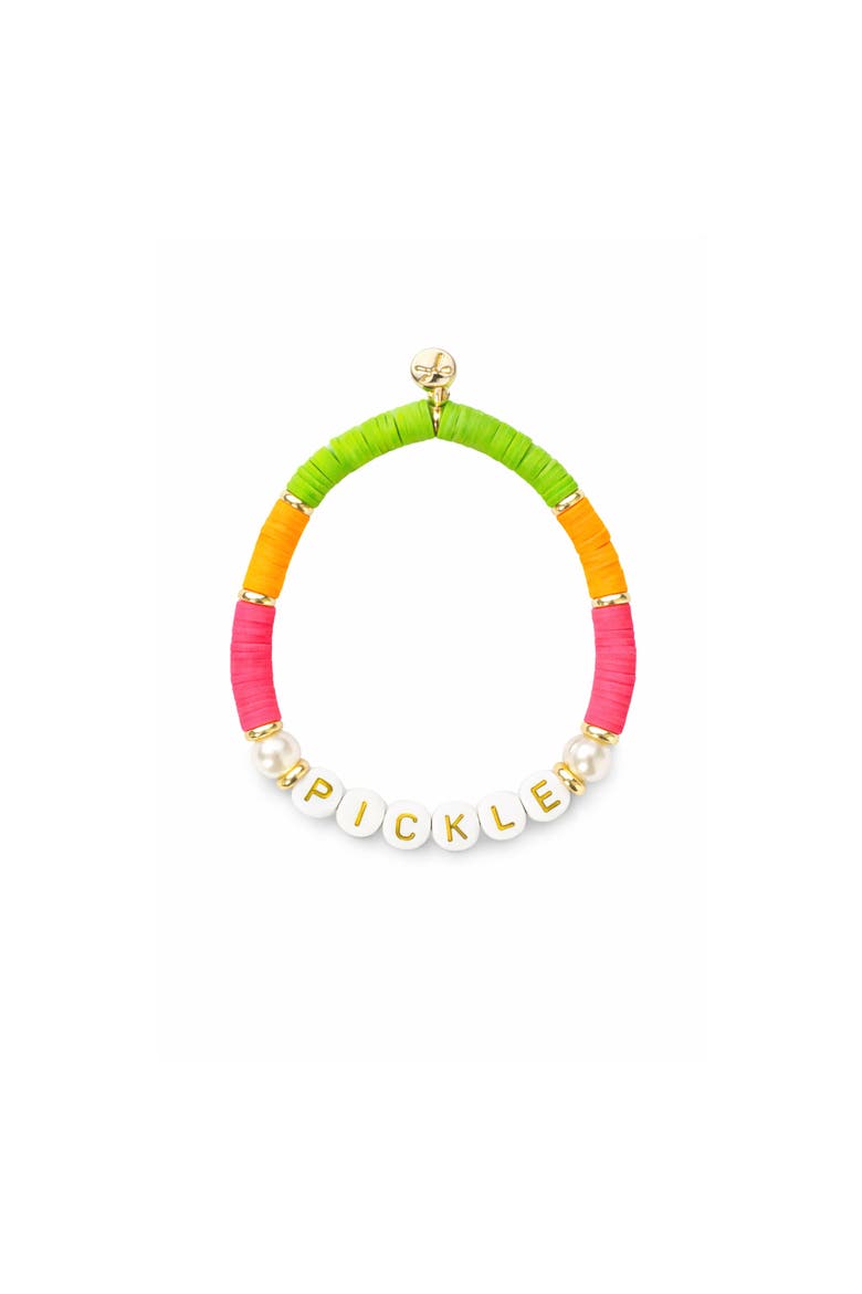 Pickle Bracelet, Main, color, Pink/Orange/Green/White