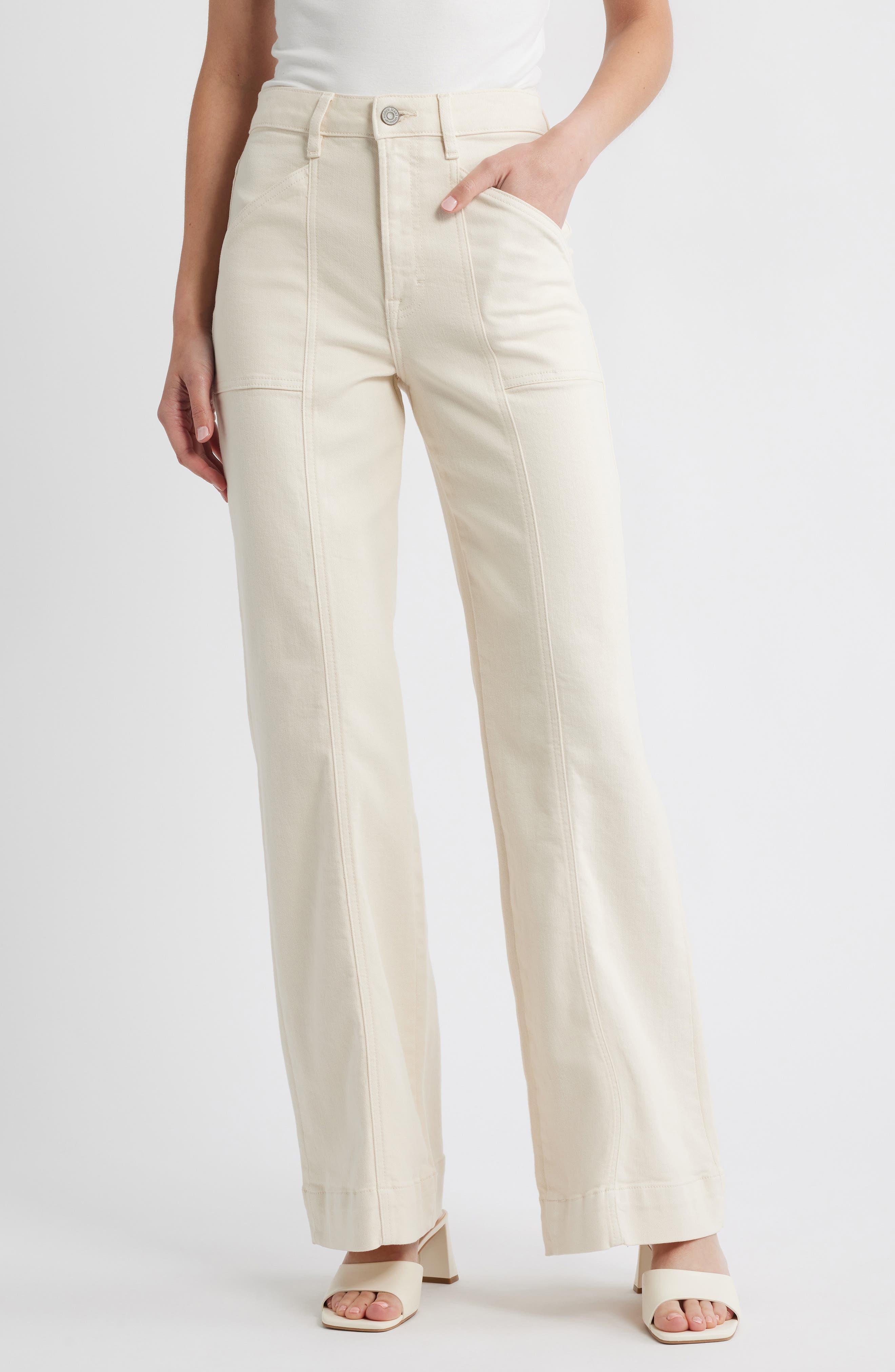High Waist Comfort Flare Jeans