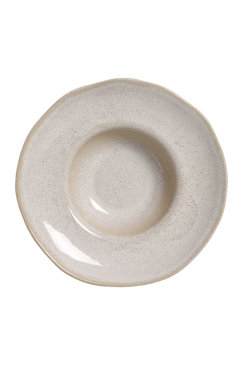 Deep Rim Plate Set of 4, Main, color, Latte