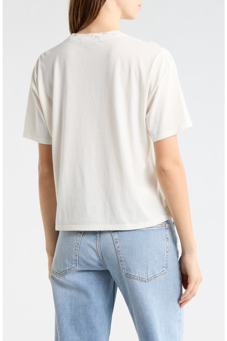 Ditsy Star Applique Tee, Alternate, color, MARSHMALLOW