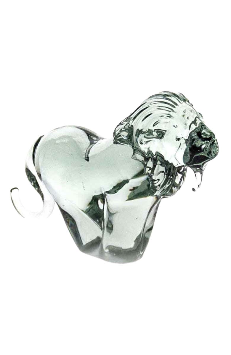 Mbare Recycled Glass Lion, Alternate, color, NO COLOR