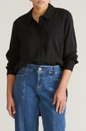 Universal Standard Cooling Oversize Button-Up Shirt
