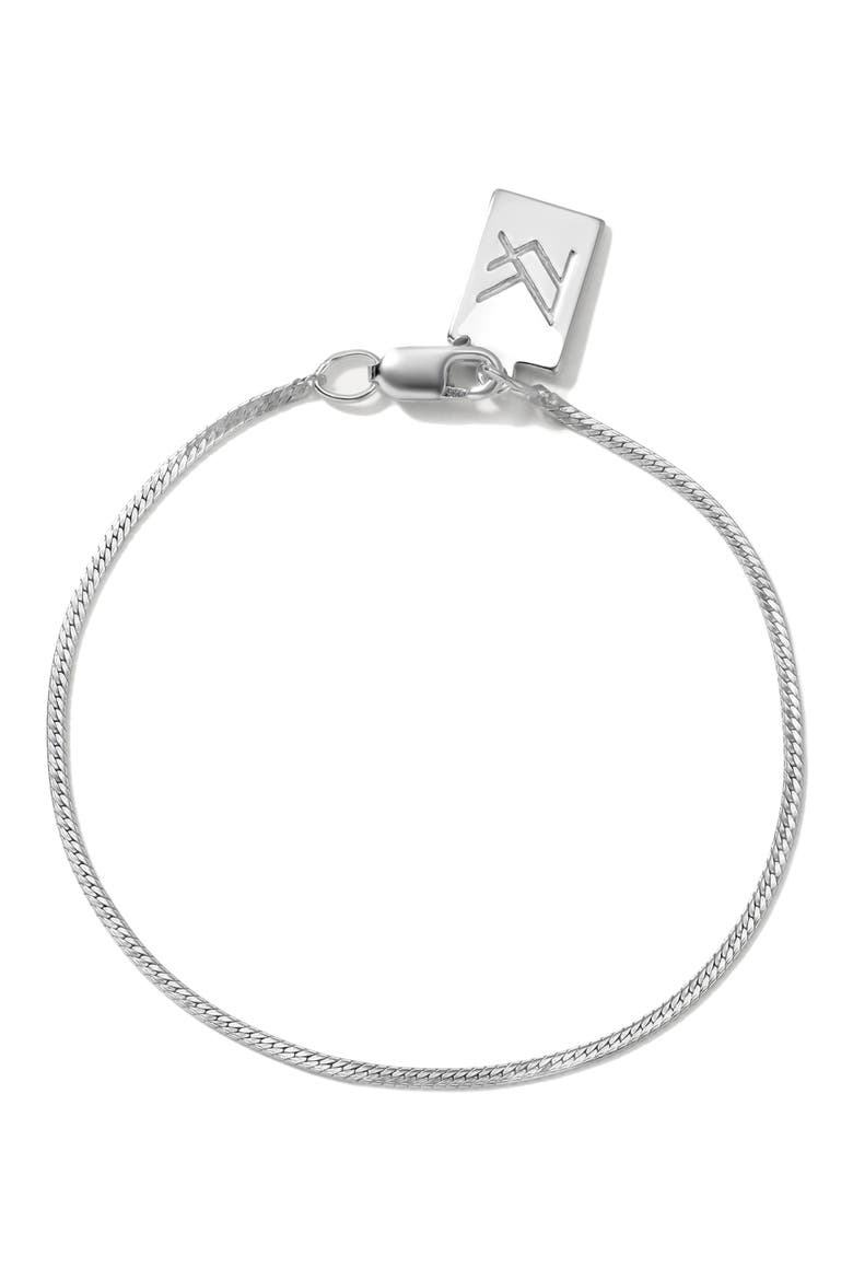 Josephine Snake Bracelet, Main, color, SILVER