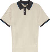 PS Paul Smith Tipped Organic Cotton Polo Sweater