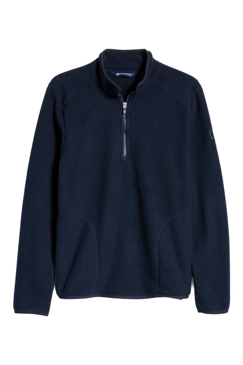 Cascade Fleece Pullover, Alternate, color, NAVY BLUE