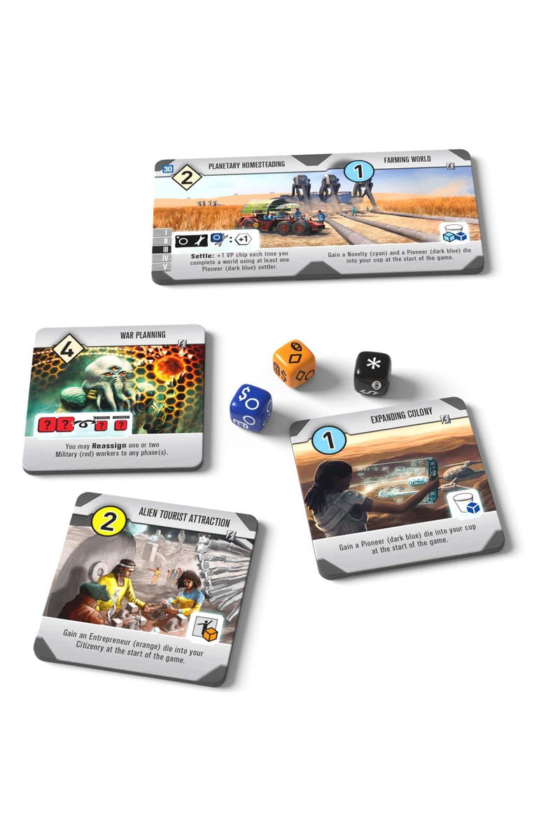 Rio Grande Games Roll for The Galaxy Board Game Rivalry Expansion, Alternate, color, 
