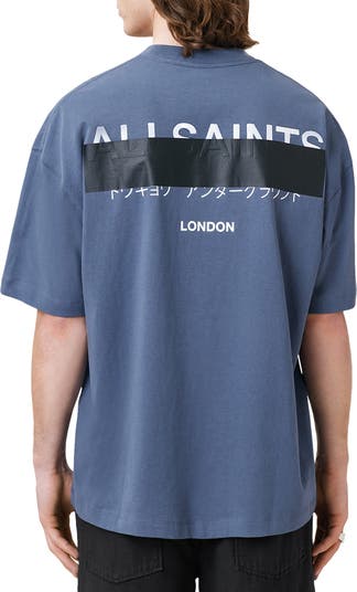 Redact Mock Neck Graphic T-Shirt