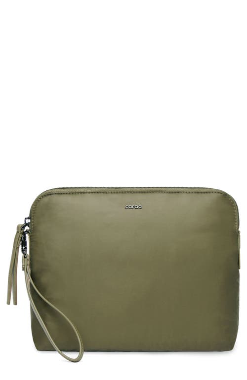 Caraa Water Repellent Pouch in Olive 