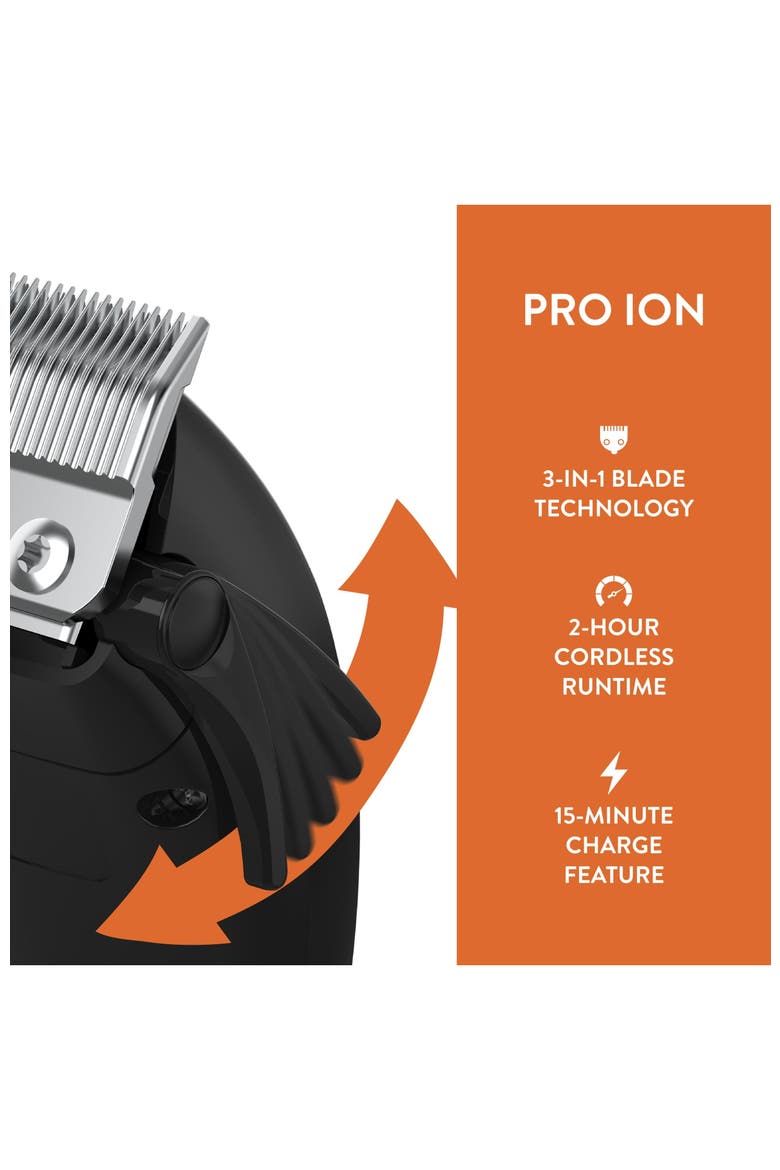 Cordless Pet Grooming Clipper Kit with 2-Hour Runtime, Alternate, color, Silver