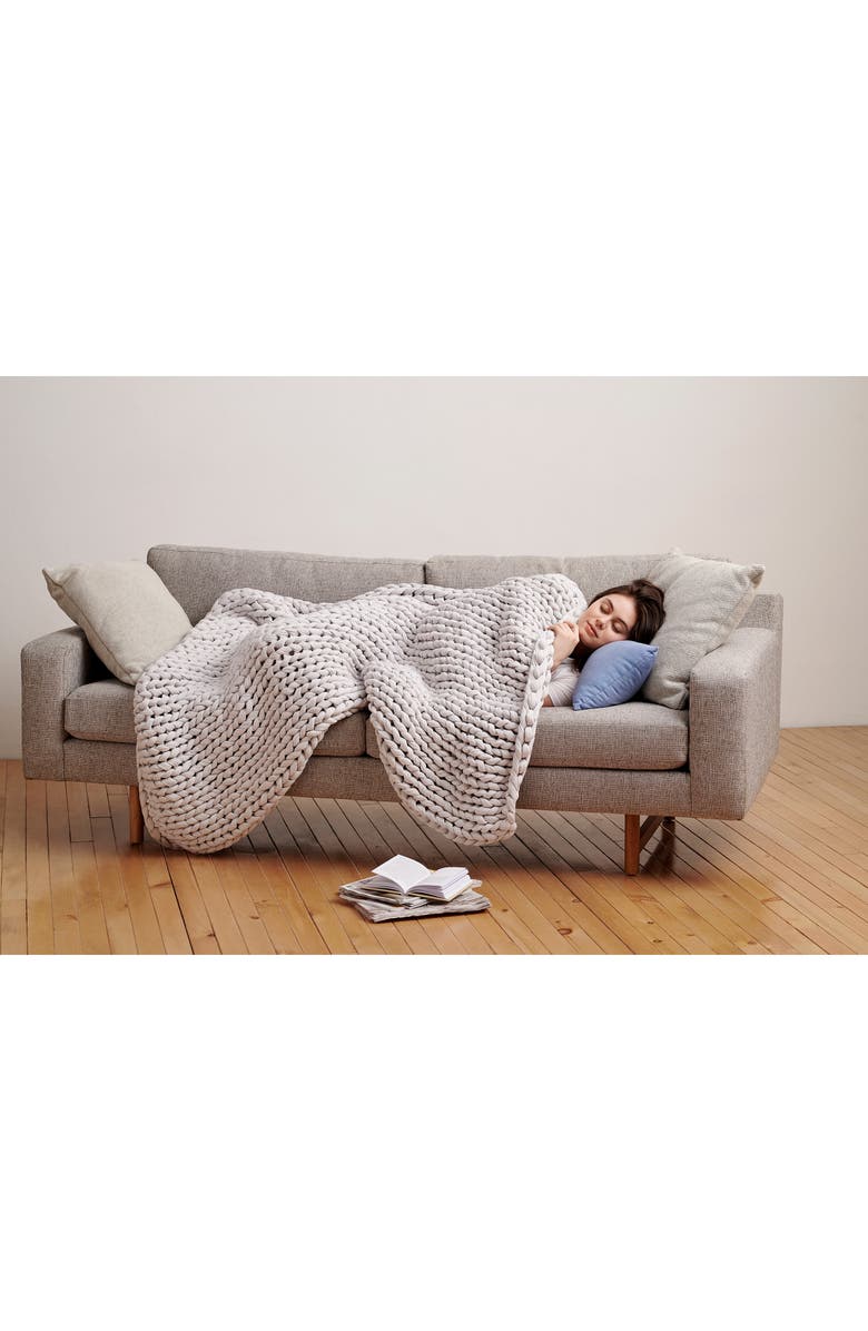 Organic Cotton Weighted Knit Blanket