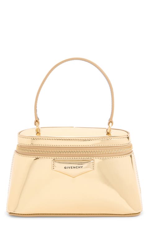 Antigona Metallic Leather Vanity Bag