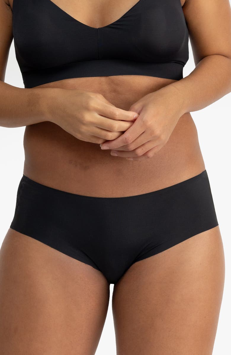 Uwila Warrior Soft Seamless Briefs, Main, color, Tap Shoe Black