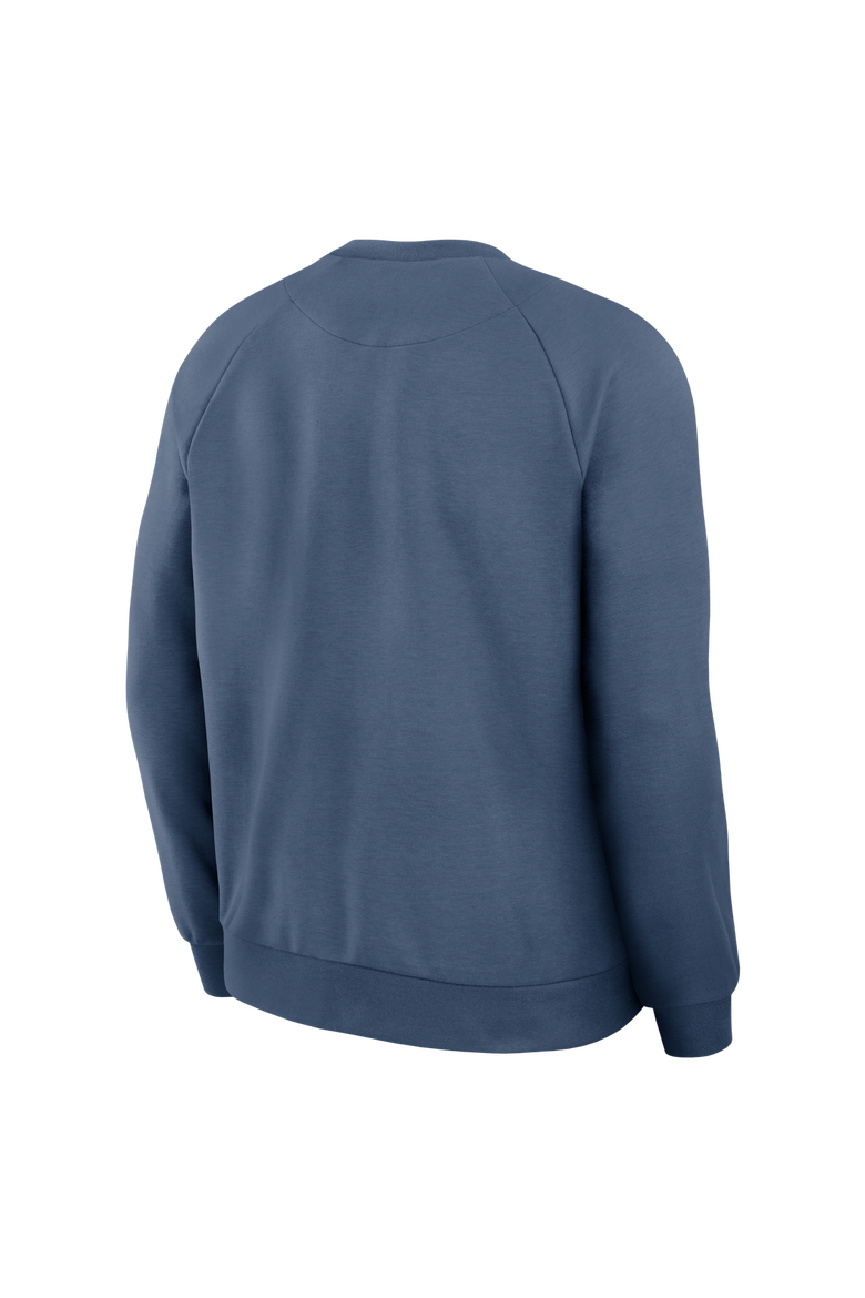 Men's Nike  Blue New England Patriots Rivalries Collection Dri-FIT Crew Sweatshirt, Alternate, color, Blue