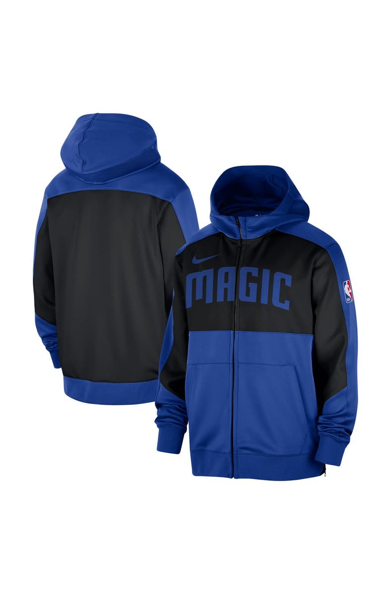 Nike Men's Nike Blue Orlando Magic Authentic On-Court Showtime Performance Full-Zip Hoodie, Main, color, Blue
