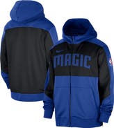 Nike Men's Nike Blue Orlando Magic Authentic On-Court Showtime Performance Full-Zip Hoodie