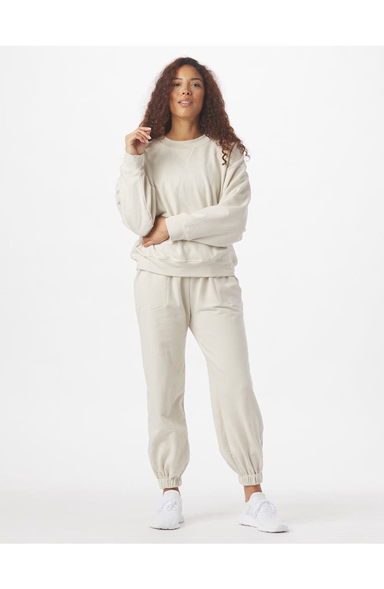 GLYDER Vintage Oversized Crew, Alternate, color, Oatmilk