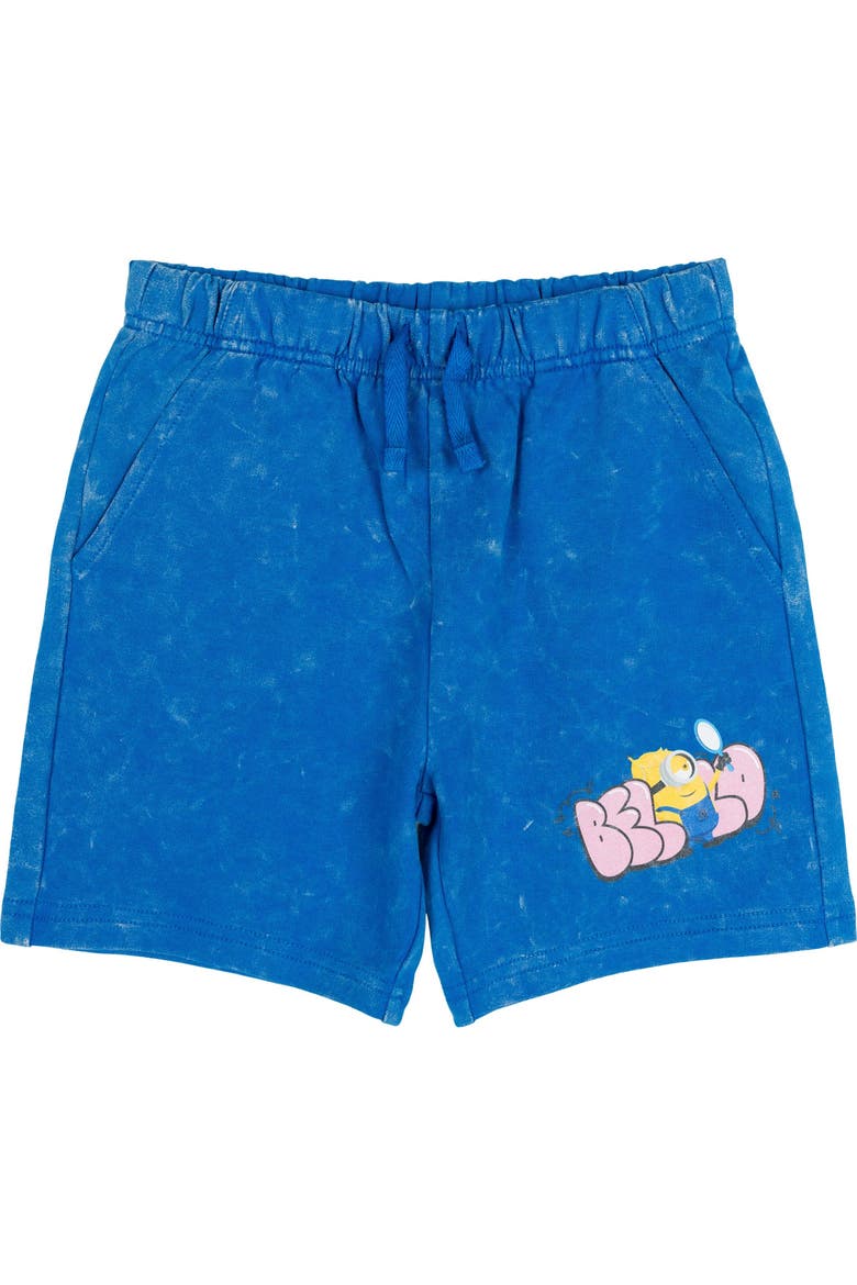 Wash 2-Piece T-Shirt and Shorts Set, Alternate, color, Minion Washed Blue