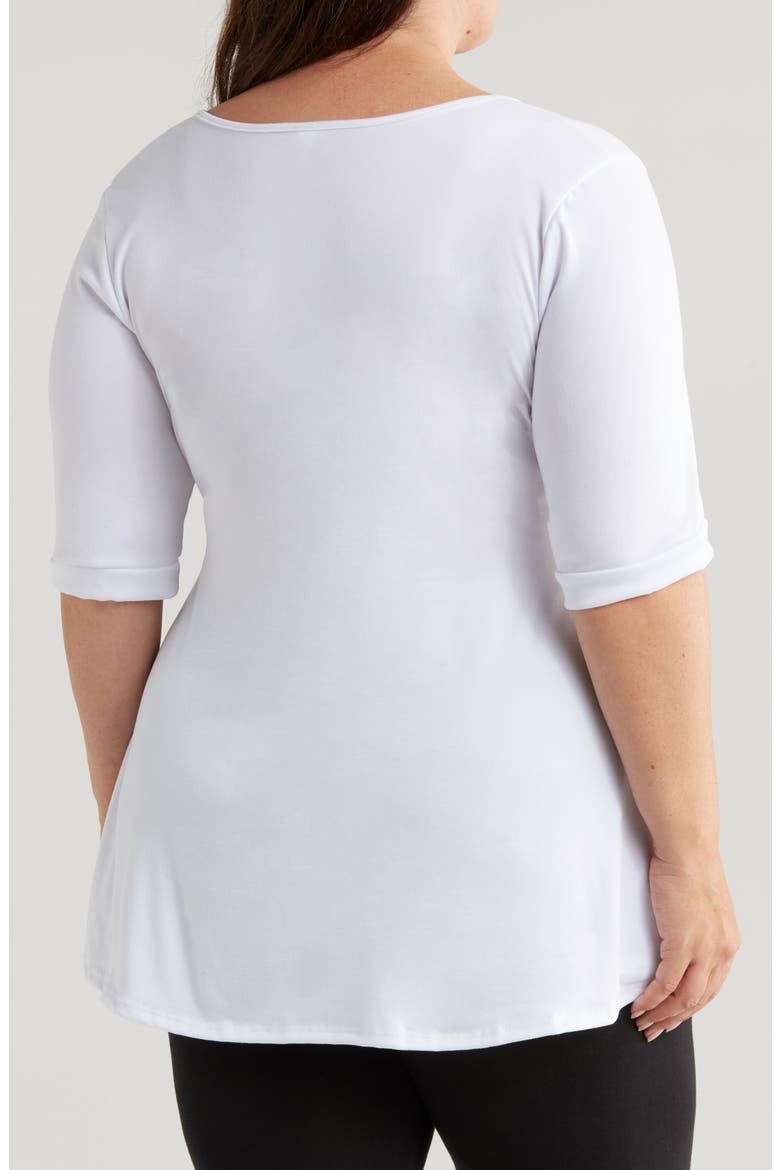 Three-Button Tunic, Alternate, color, WHITE