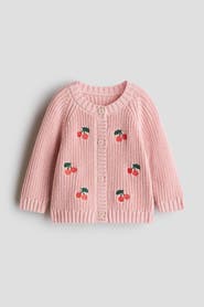 H&M Embroidered-motif Cardigan