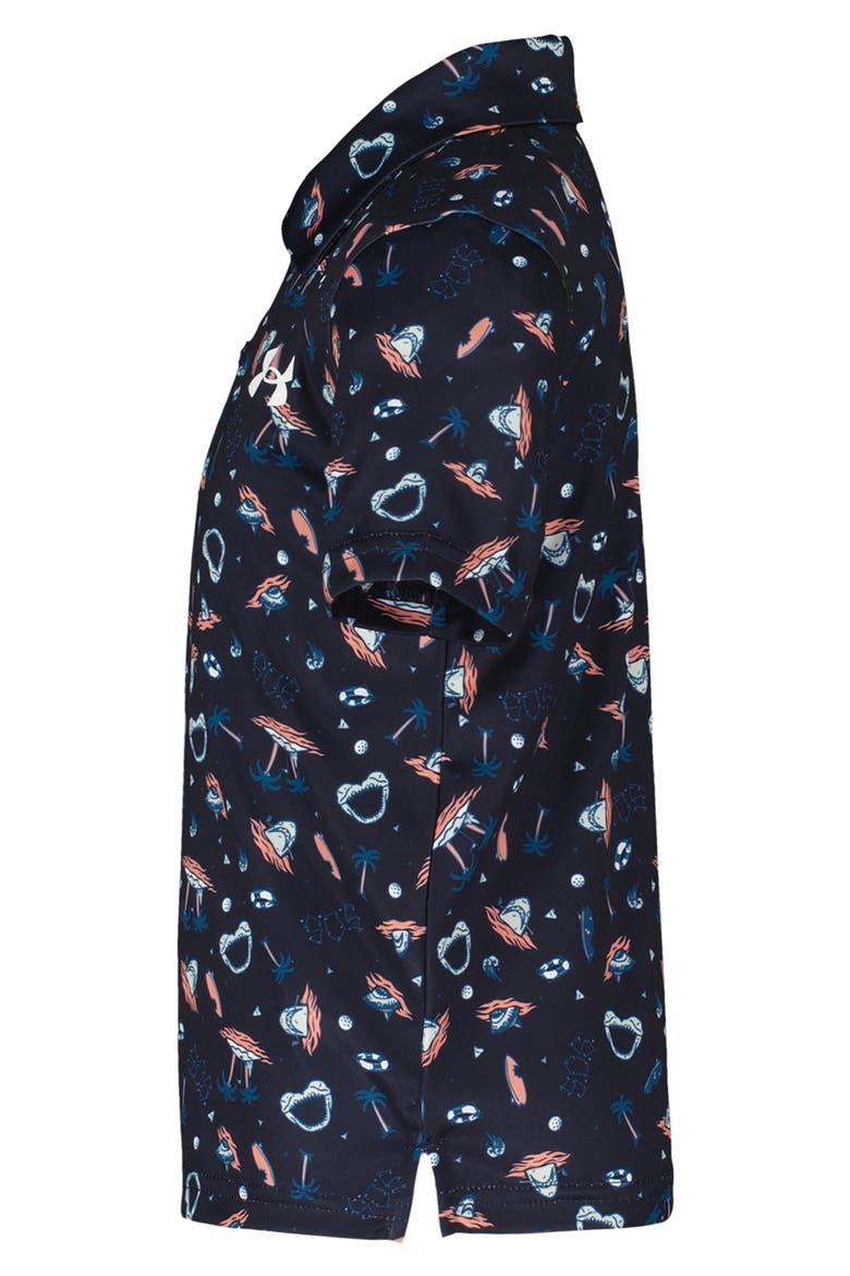 Kids' UA Matchplay Performance Polo, Alternate, color, MIDNIGHT NAVY