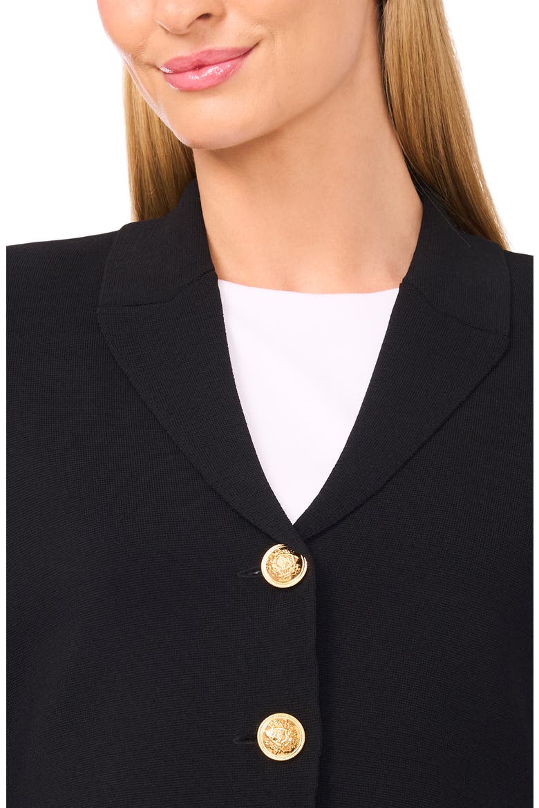 Knit Blazer, Alternate, color, BLACK