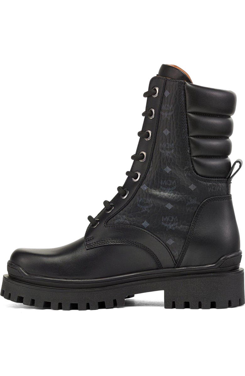MCM Visetos Boots in Calf Leather, Alternate, color,