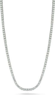 CHLOE AND MADISON 3mm Cubic Zirconia Tennis Necklace