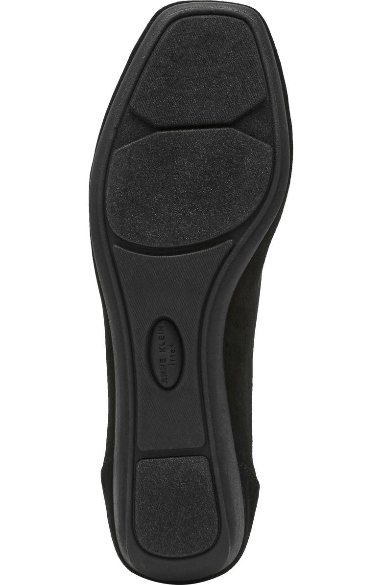 Anne Klein Umari Ballet Flat, Alternate, color, Black Suede