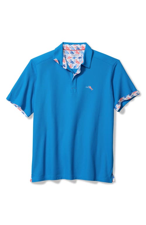 Tommy Bahama Flamingo Mingle Islandzone® Piqué Performance Polo
