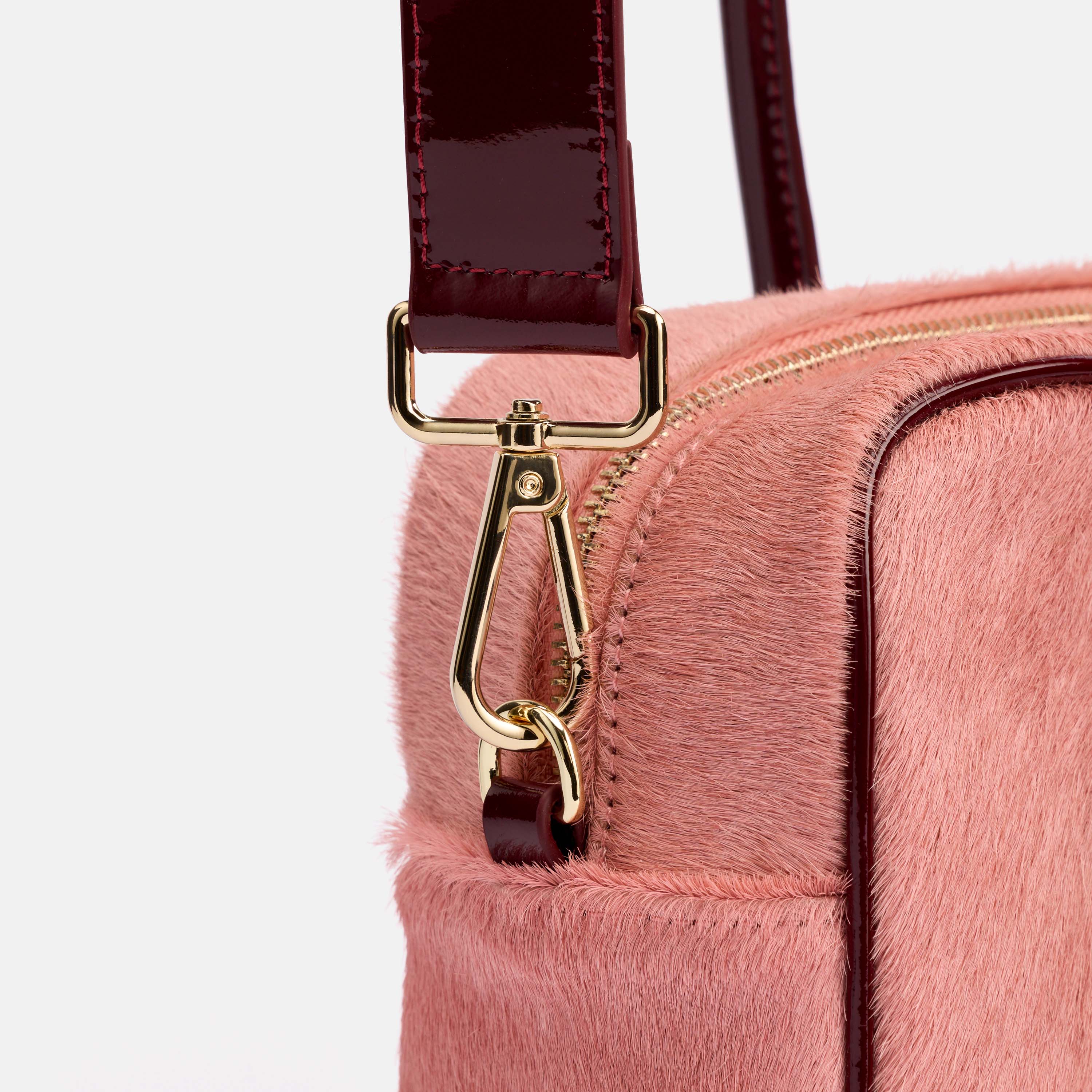 Serena Horsebit Shoulder Bag, Alternate, color, Pink