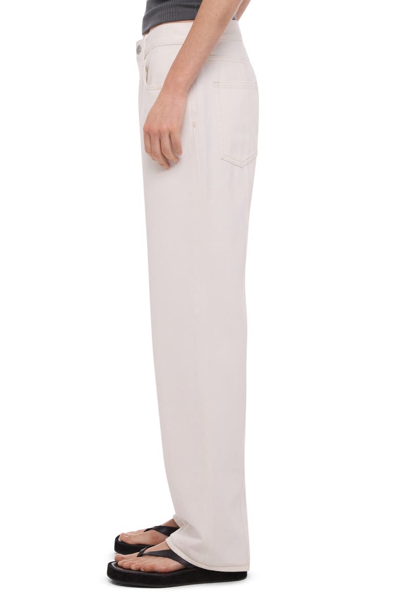 Helmut Lang Organic Cotton Jeans, Alternate, color, Matte White
