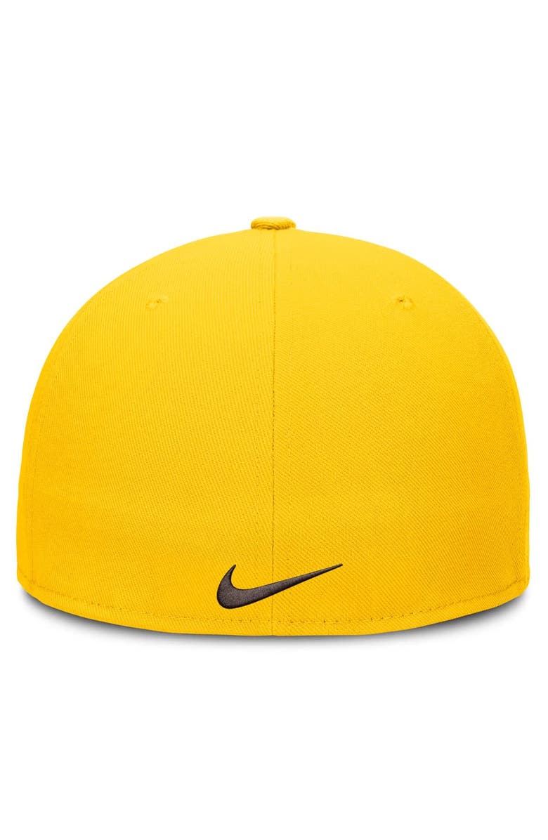 Nike Men's Nike Gold San Diego Padres Wordmark Dri-FIT Round Bill True Fitted Hat, Alternate, color, Gold