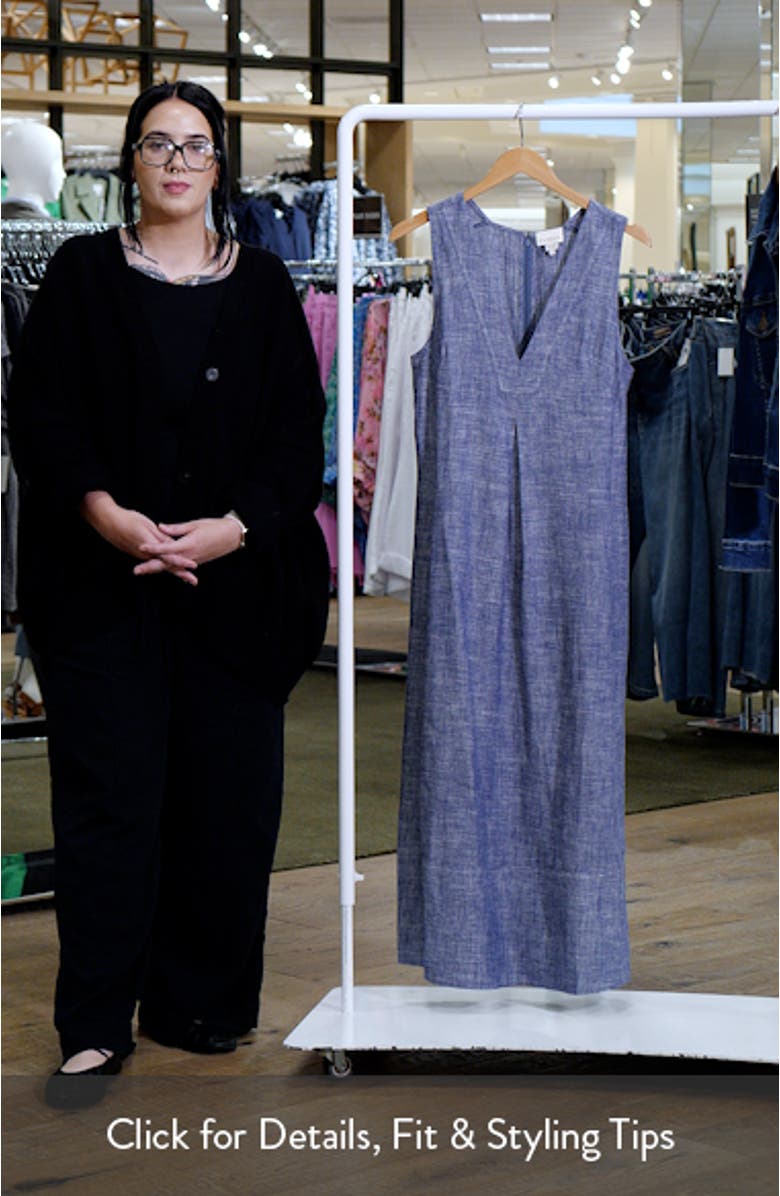 Sleeveless Swing Midi Dress, sales video thumbnail