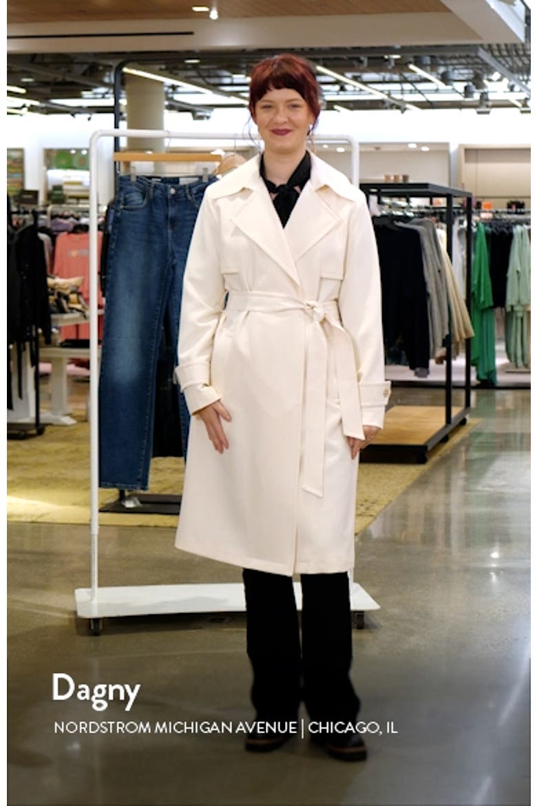 Tie Waist Trench Coat video