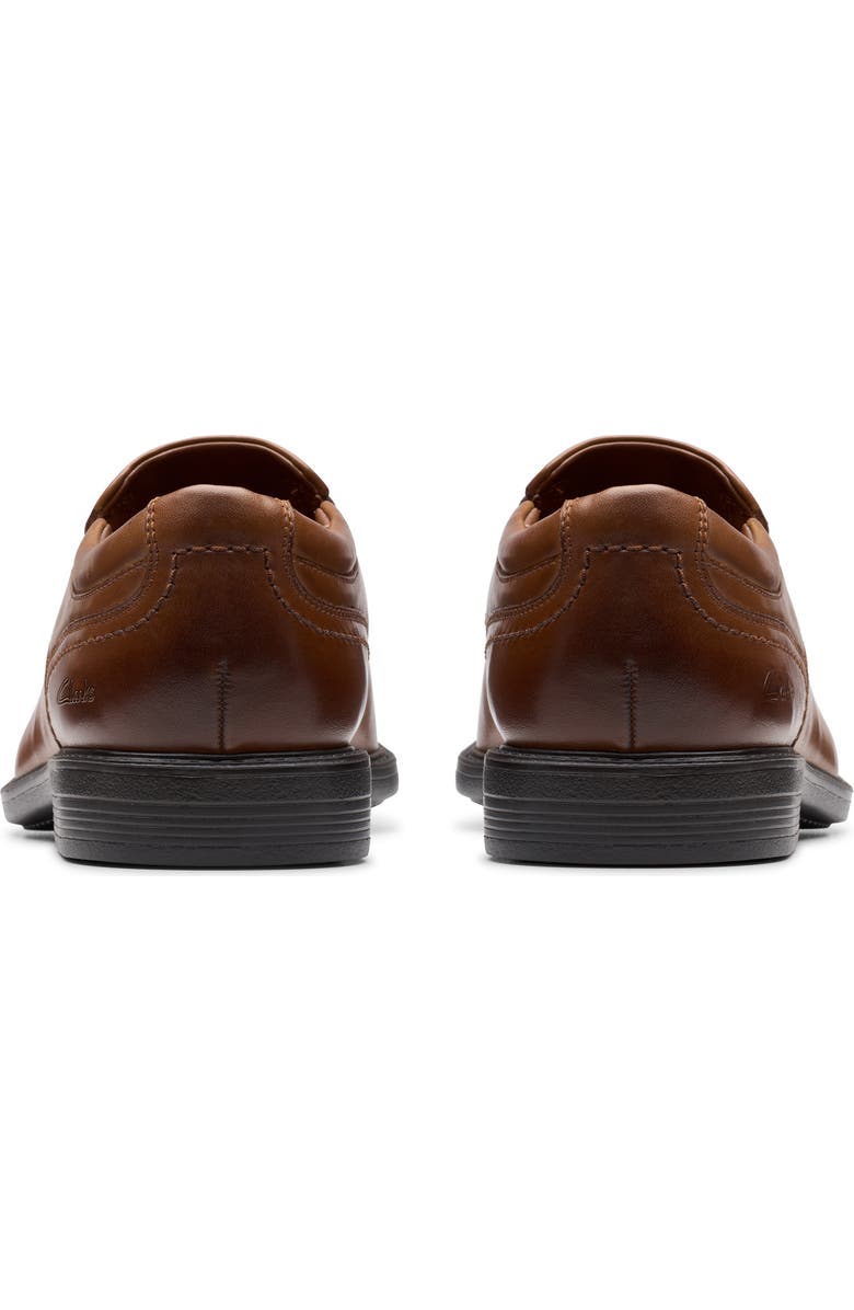 Clarks<sup>®</sup> Dresslite Bike Toe Slip-On, Alternate, color, Dark Tan Leather