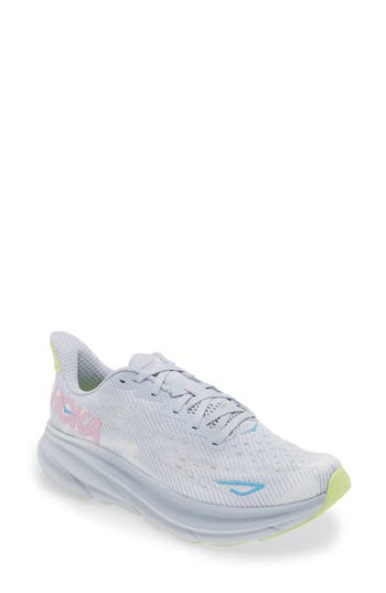 Hoka Clifton 9 Running Shoe In Gray
