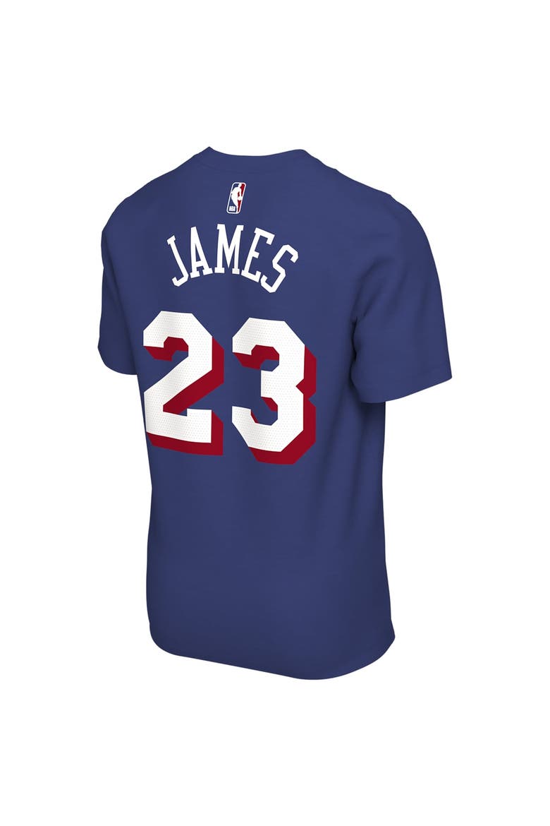 Nba Numbers Colour Nike Unisex Nike LeBron James Royal Philadelphia 76ers Icon Edition ...