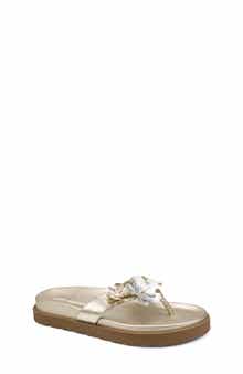 KARL LAGERFELD PARIS Hayze Fleur Flip Flop