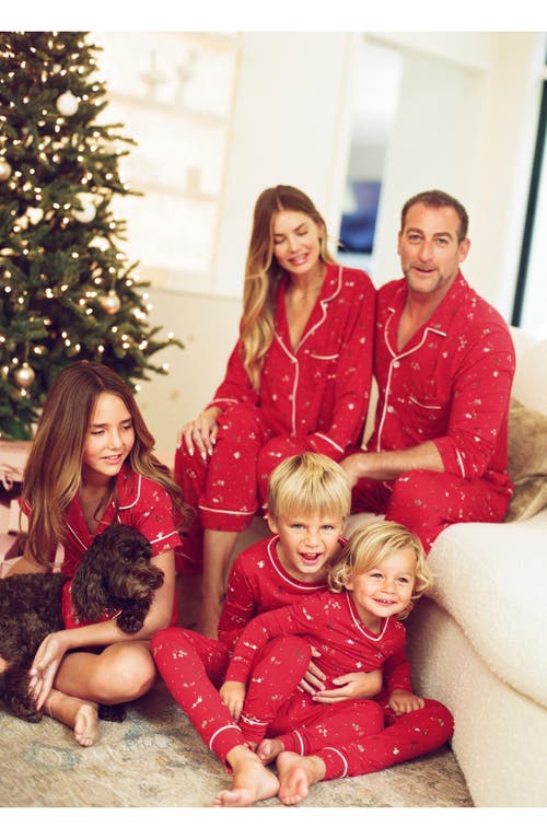 Eberjey William Print Pajamas In Red