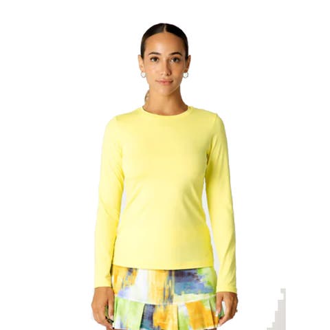 UV Colors Womens Long Sleeve Tennis Shirt