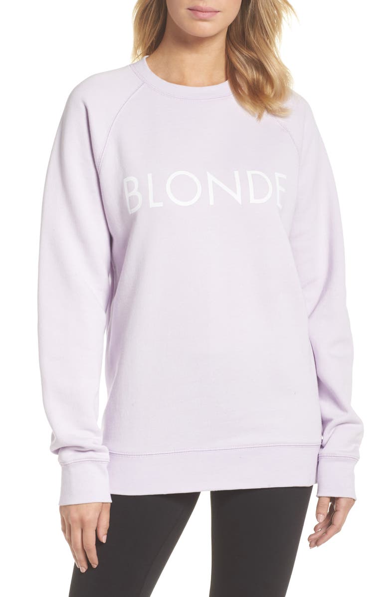 BRUNETTE the Label Blonde Sweatshirt, Main, color,