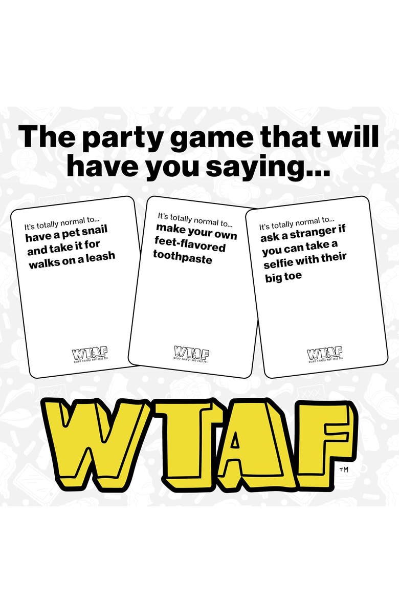 CratedWithLove New Game! Wtaf Adult Party Game, Age 17+, Alternate, color, Multicolored