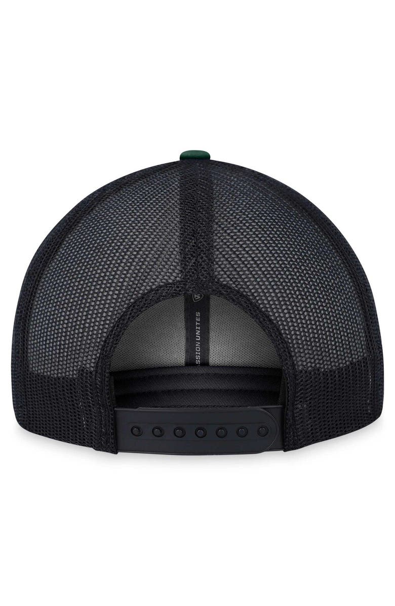 TOP OF THE WORLD Men's Top of the World Green Miami Hurricanes Trey Trucker Adjustable Hat, Alternate, color, 