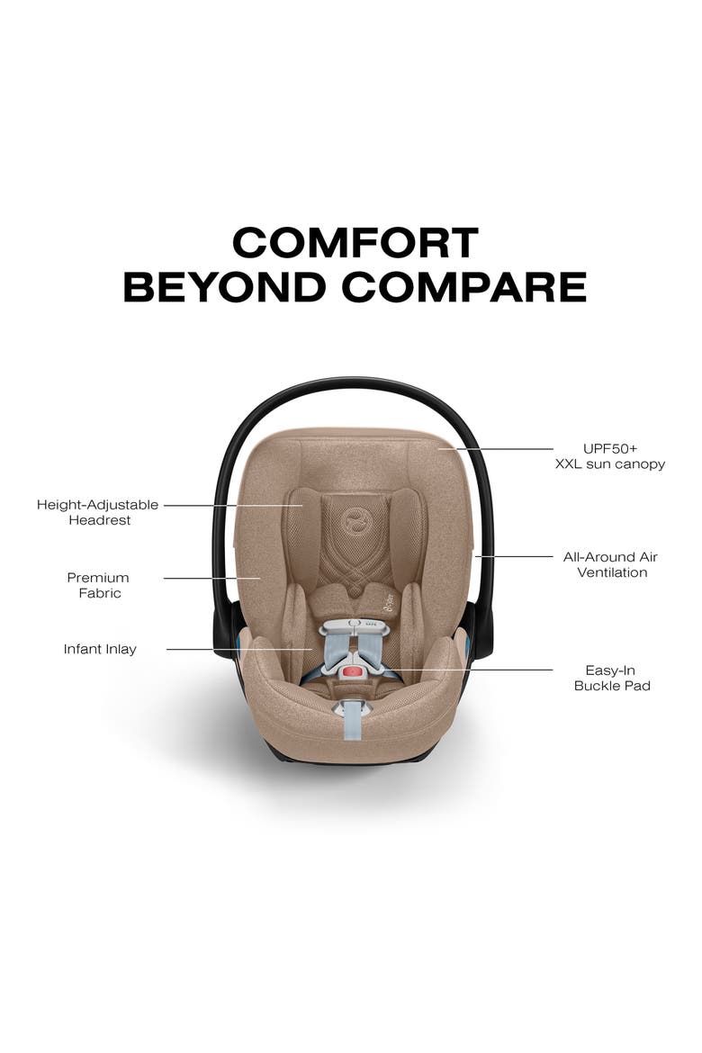 CYBEX ePriam Stroller Cloud T Car Seat & Priam Lux Cot Travel System ...